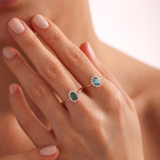 Dainty Birthstone Ring