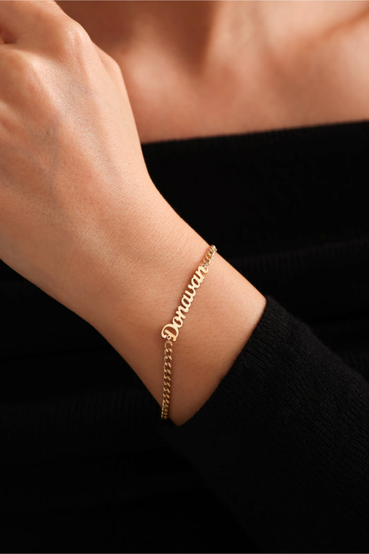 Gothic Name Bracelet