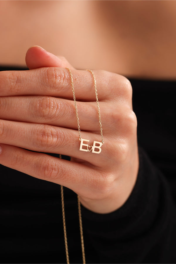 Dual Letter Necklace
