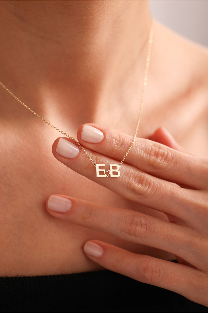 Dual Letter Necklace