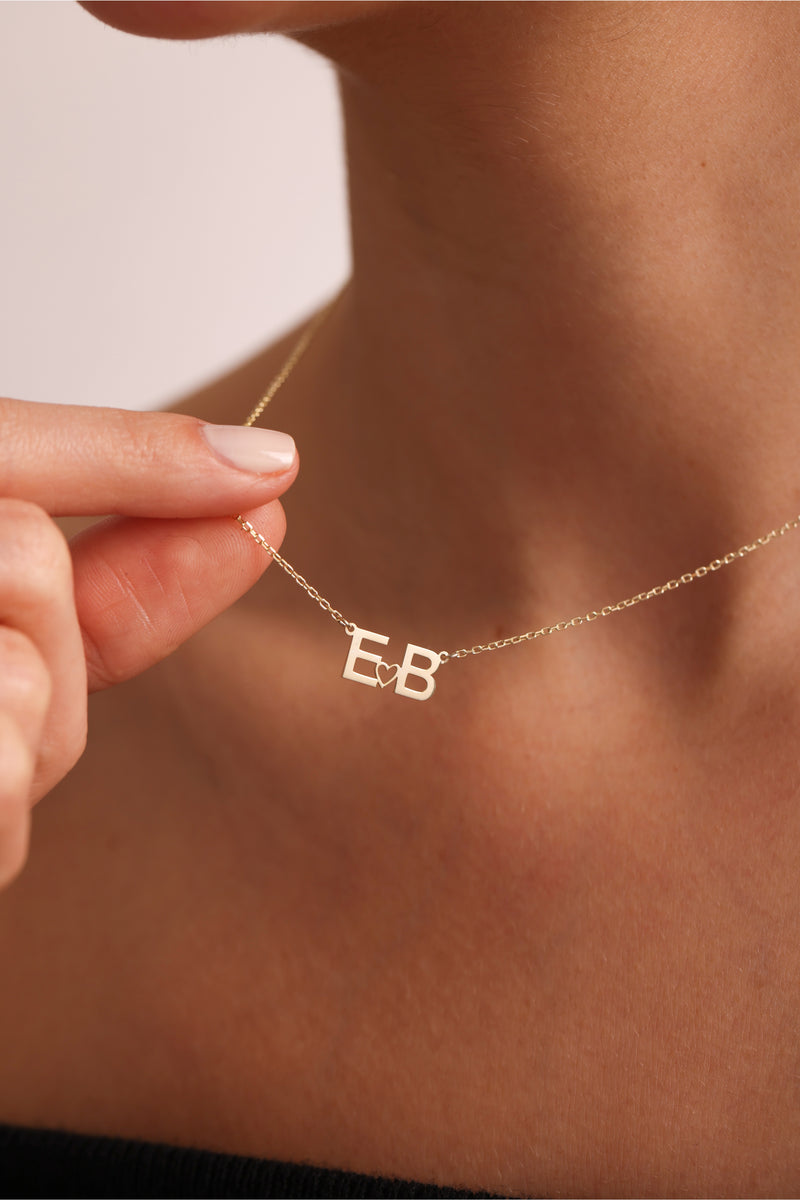Dual Letter Necklace